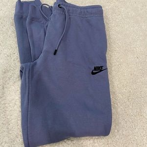blue nike joggers